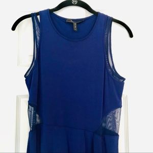BCBG Dress with Mesh Cutouts